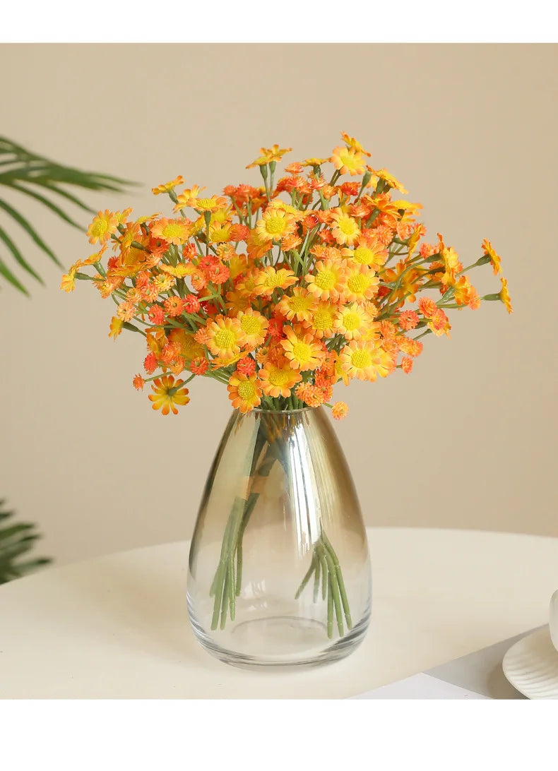 Silk Flower Bouquet - Bouquet of Chamomile Small Daisies