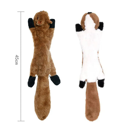 Adorable Animal No-Stuffing Dog Toy with Squeakers