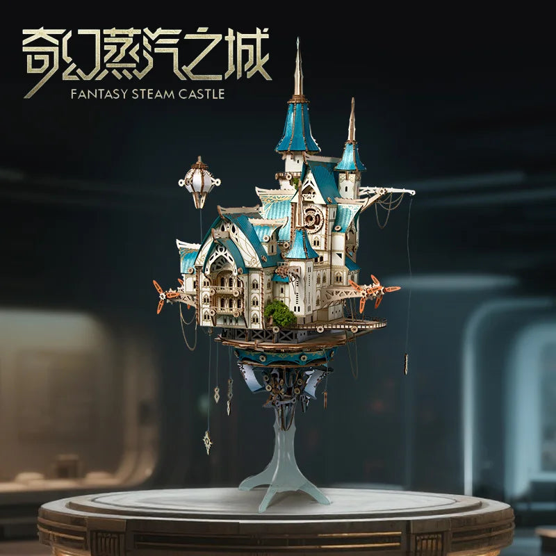 3D Wooden Puzzle DIY Kits - 699pc Fantasy Steam Castle