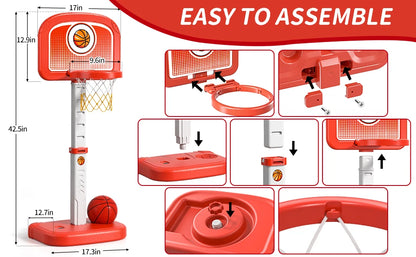 Basketball Hoop for Kids - Indoor/Outdoor