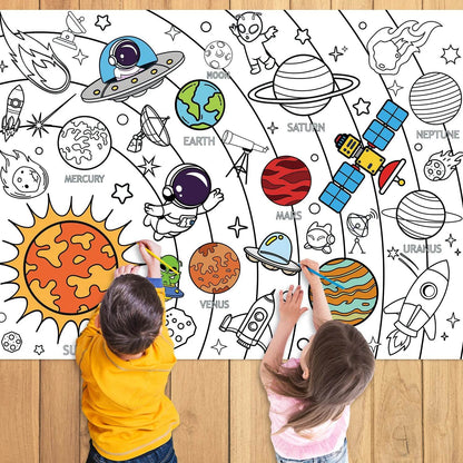 DIY - Space Sticky Coloring Paper - Shop Jobie