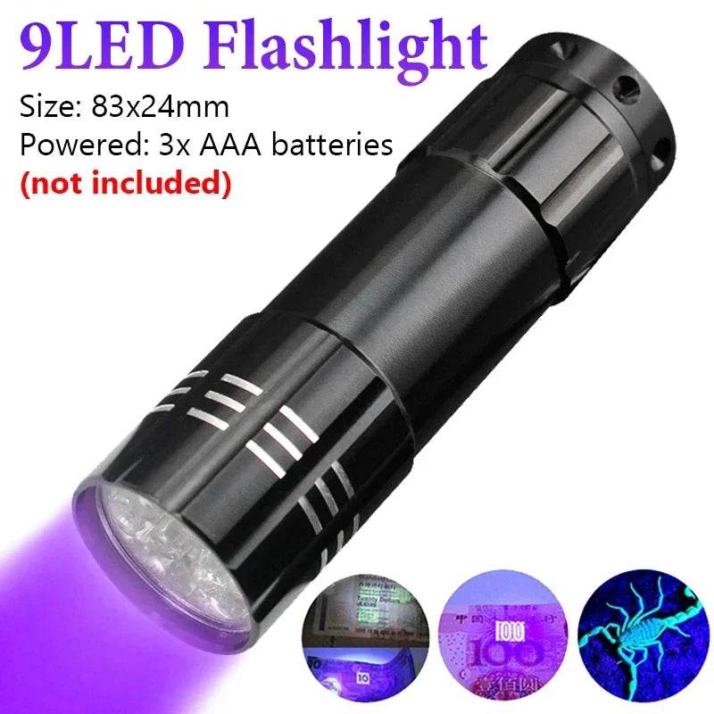 Mini LED Ultraviolet Flashlight - Shop Jobie