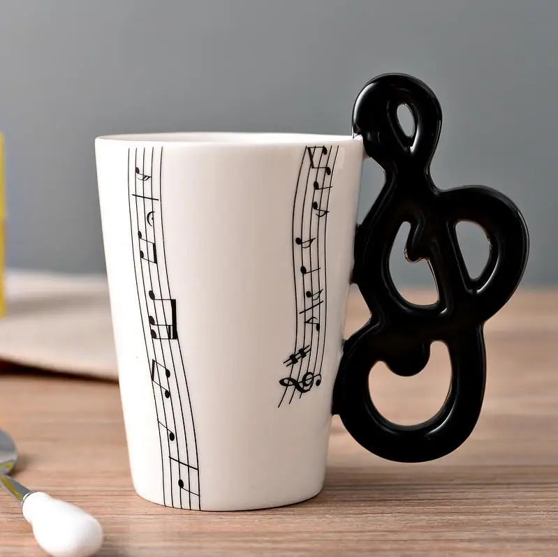 8.45 fl oz Ceramic Musical w/Instrument Handle
