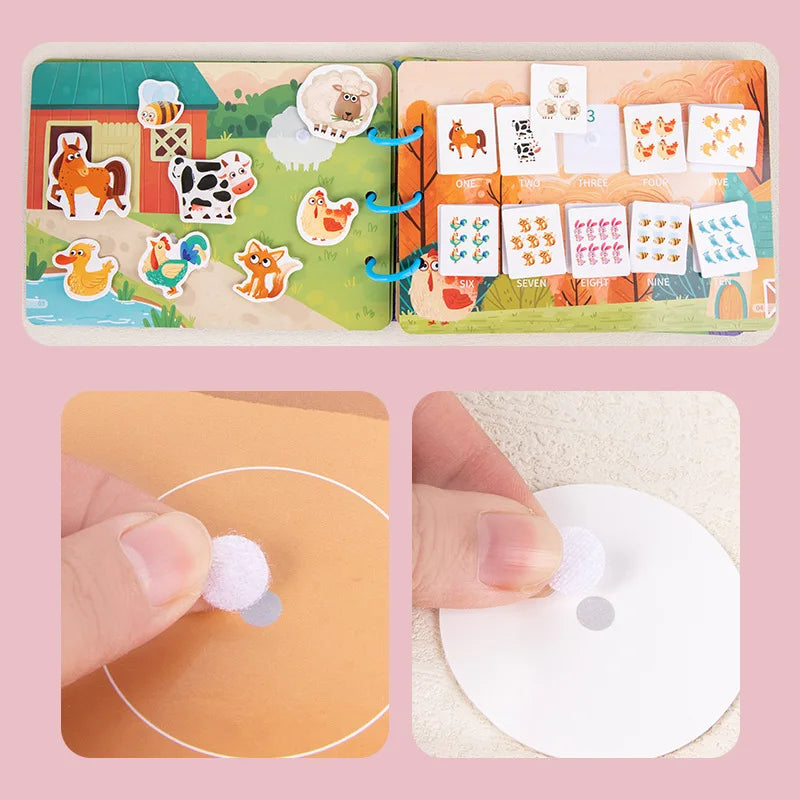 Montessori Style Activity Book - Animals & Nature