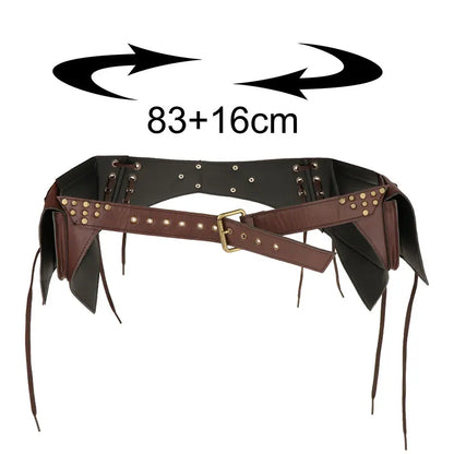 Steampunk-Style Armor Belt Satchel