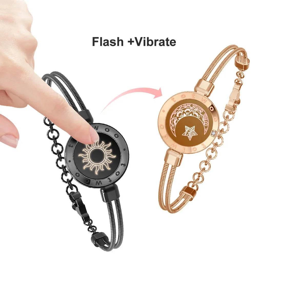 Couples Long Distance Touch Bracelets - Shop Jobie