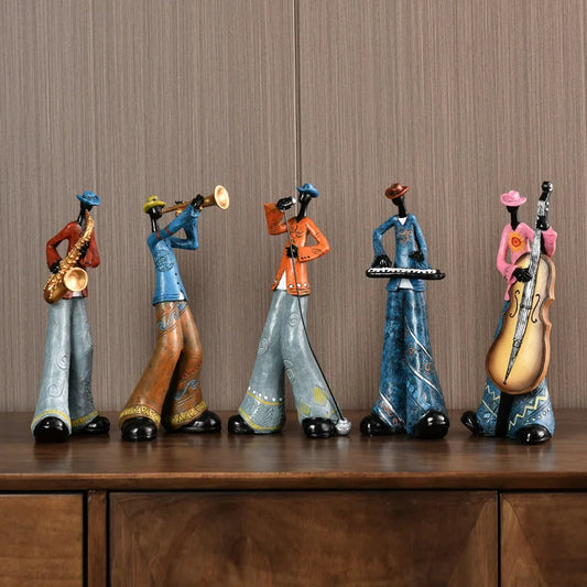 American Band Musical Figurines