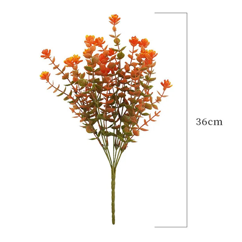 Silk Flower Bouquet - Fall Color Artificial Flowers