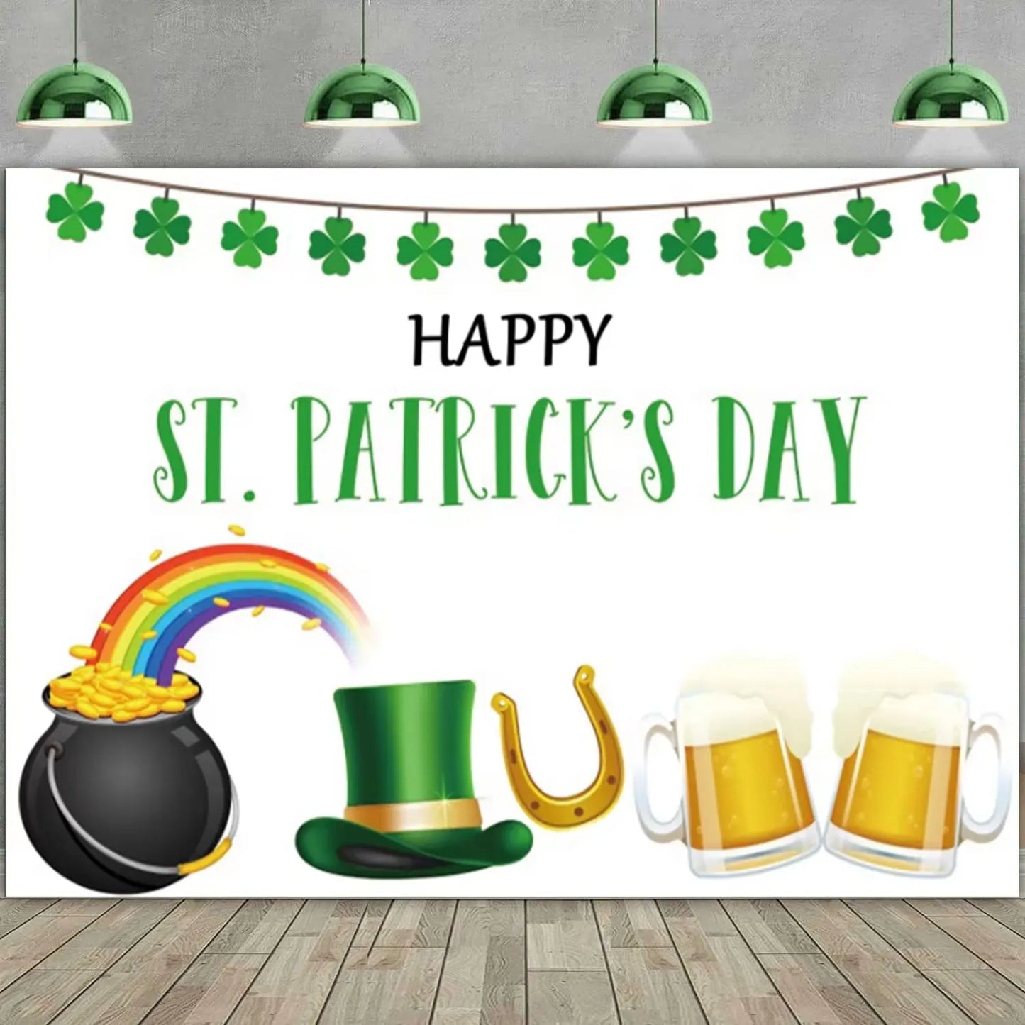 St. Patrick’s Day Photography Backdrop & Party Prop