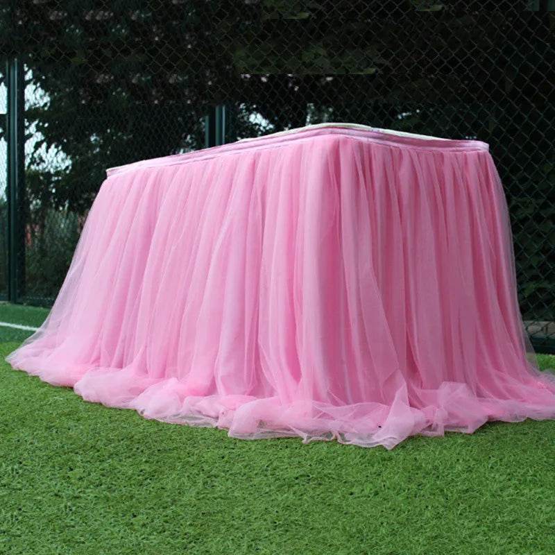 Tulle Table Skirts - Party Decor - Shop Jobie