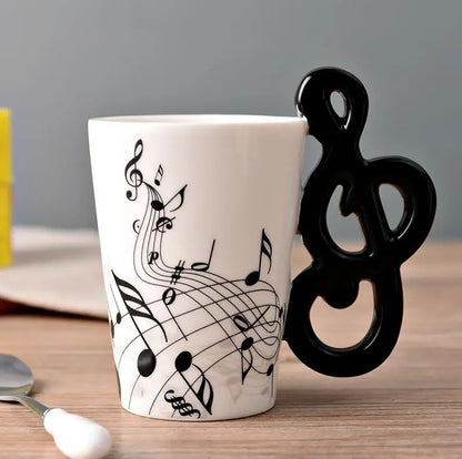 8.45 fl oz Ceramic Musical w/Instrument Handle
