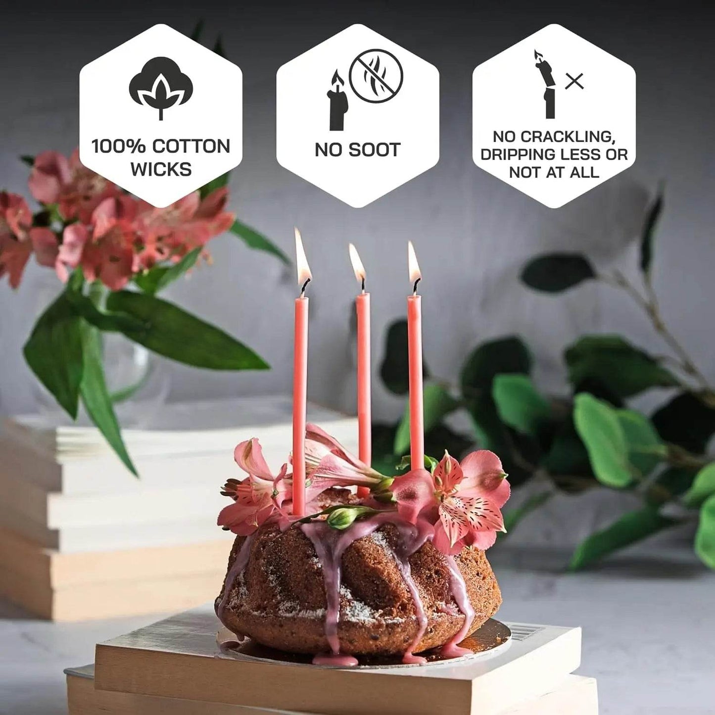 50/100Pcs Natural Beeswax Hanukkah Candles - Shop Jobie