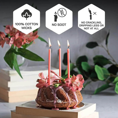 50/100Pcs Natural Beeswax Hanukkah Candles - Shop Jobie