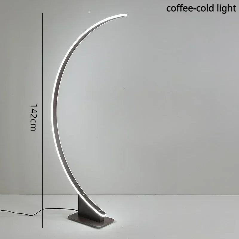 Minimalistic Arched Floor Lamp