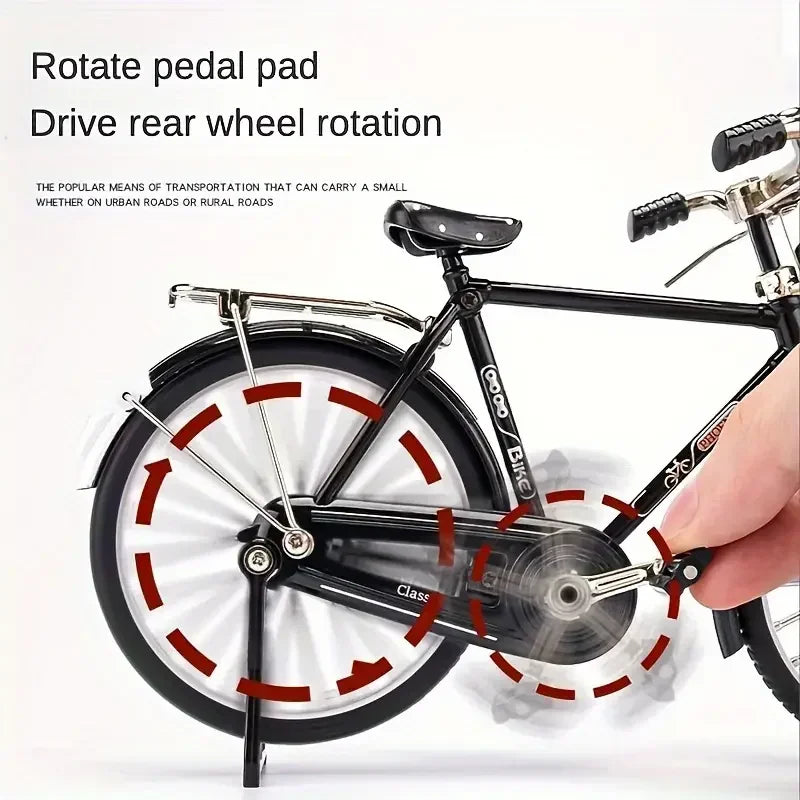 DIY Mini Bicycle Puzzle Model