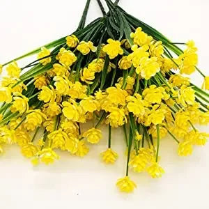 Silk Flowers - 10 Bundles Artificial Garden Decor!