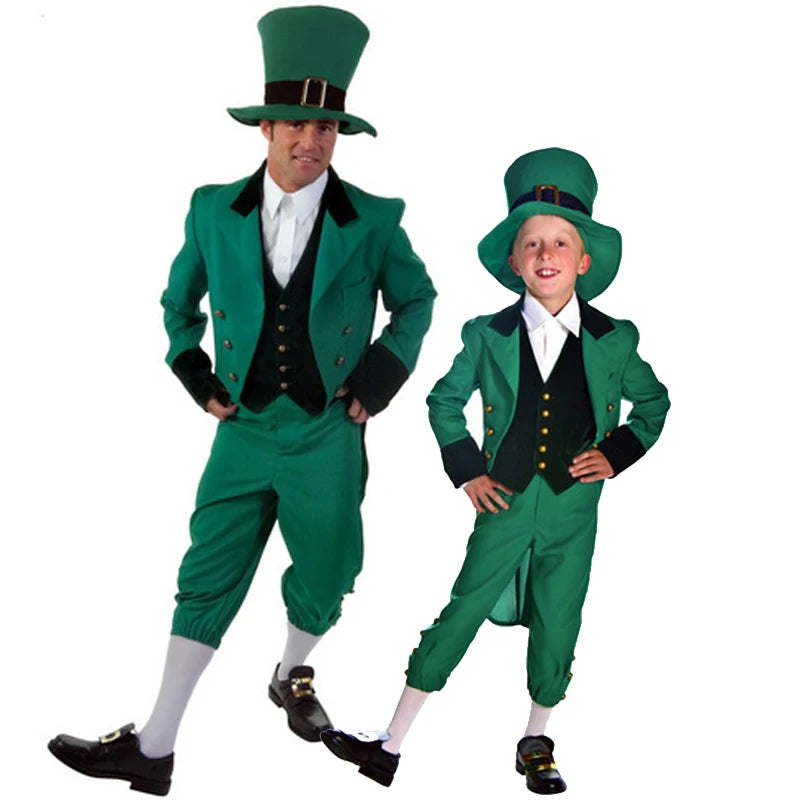 St Patrick Day Leprechaun Cosplay Party Costume