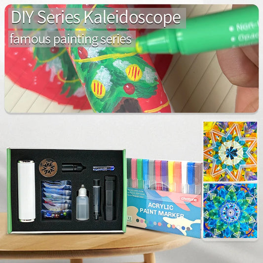DIY Graffiti Art Kaleidoscope - Horizon Flowers