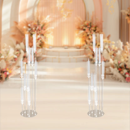 2pc Acrylic Candle Holder - Wedding Centerpiece