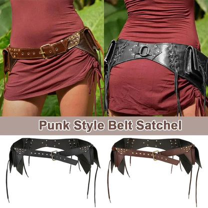 Steampunk-Style Armor Belt Satchel