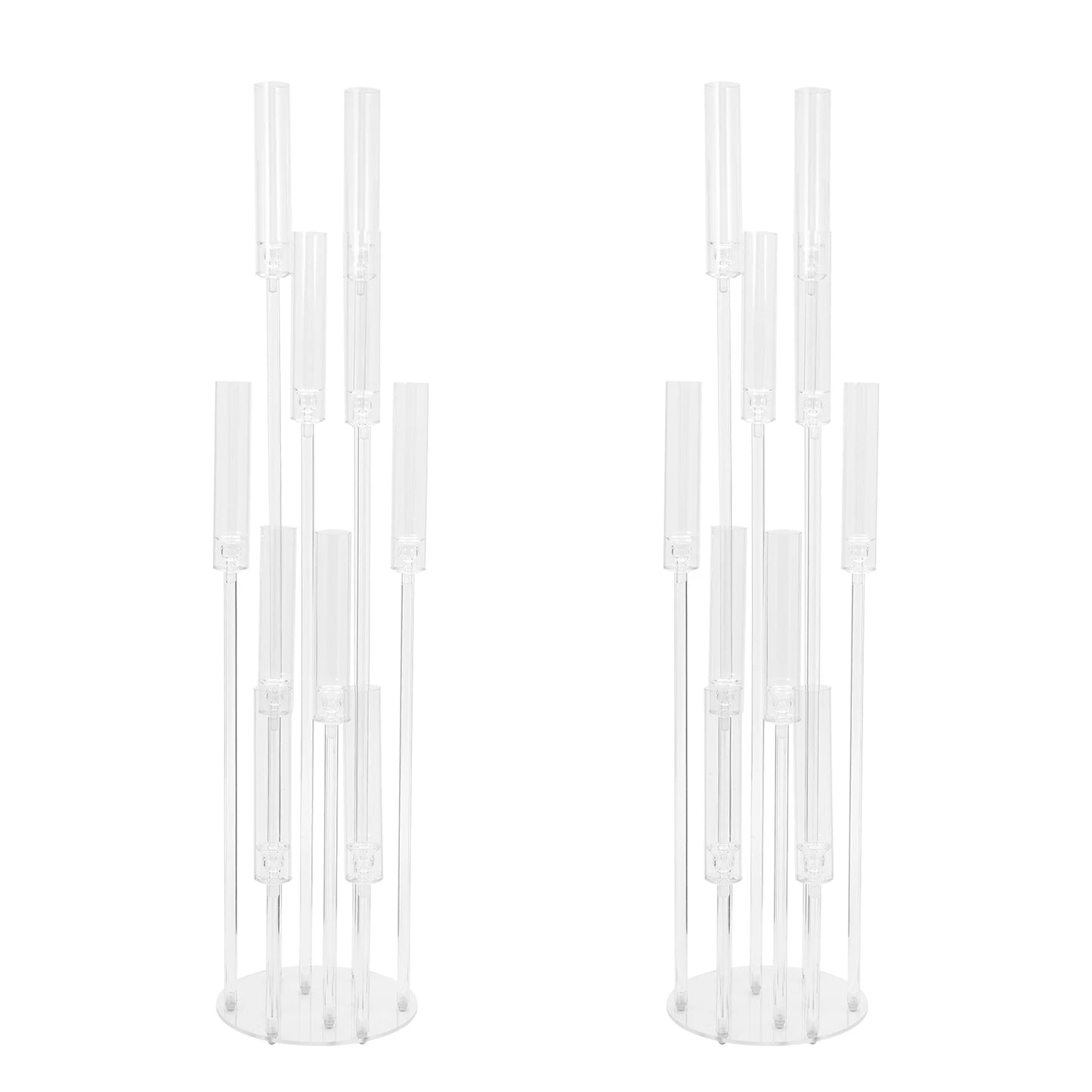 2pc Acrylic Candle Holder - Wedding Centerpiece