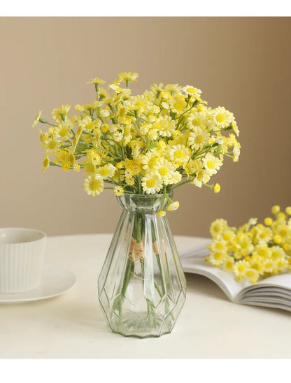 Silk Flower Bouquet - Bouquet of Chamomile Small Daisies