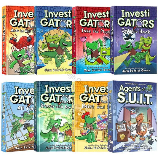 8-volume Book Set - InvestiGators Crocodile Scout