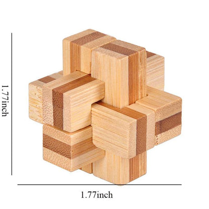 3D Wooden Puzzle IQ Brain Teaser - Shop Jobie