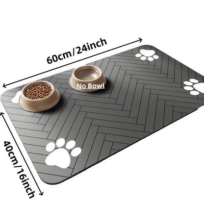 Waterproof & Absorbent Pet Feeding Mat