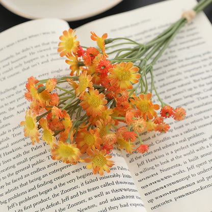 Silk Flower Bouquet - Bouquet of Chamomile Small Daisies