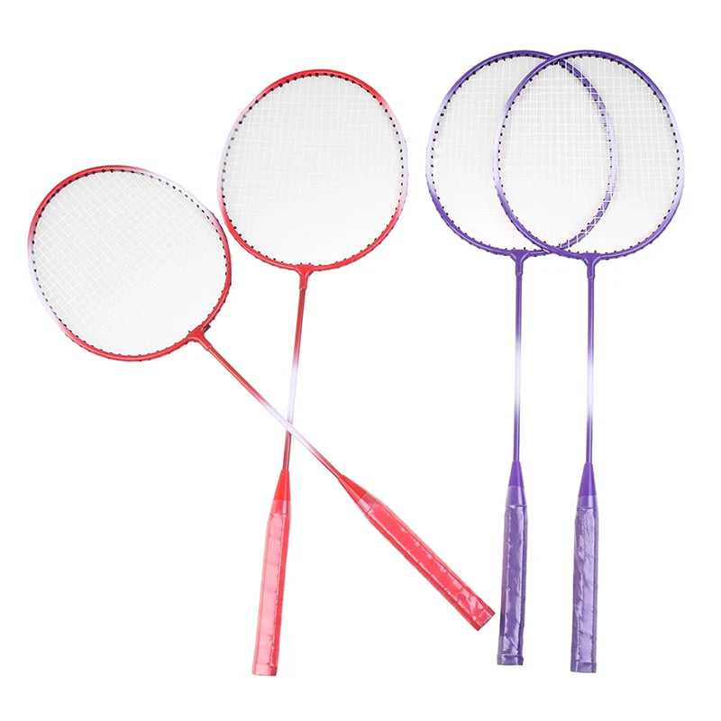 Pro Badminton Rackets, Shuttlecocks, and Carrying Bag Set