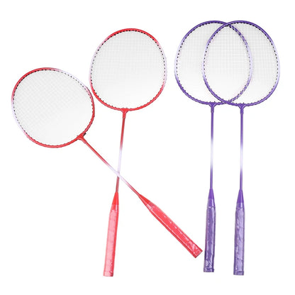 Pro Badminton Rackets, Shuttlecocks, and Carrying Bag Set