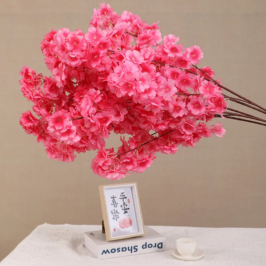 Silk Flower Bouquet - 2pc Branch Cherry Blossom Flower