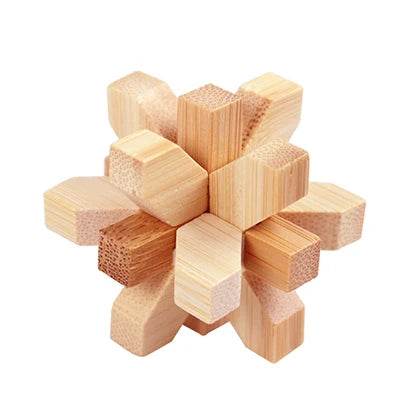 3D Wooden Puzzle IQ Brain Teaser - Shop Jobie