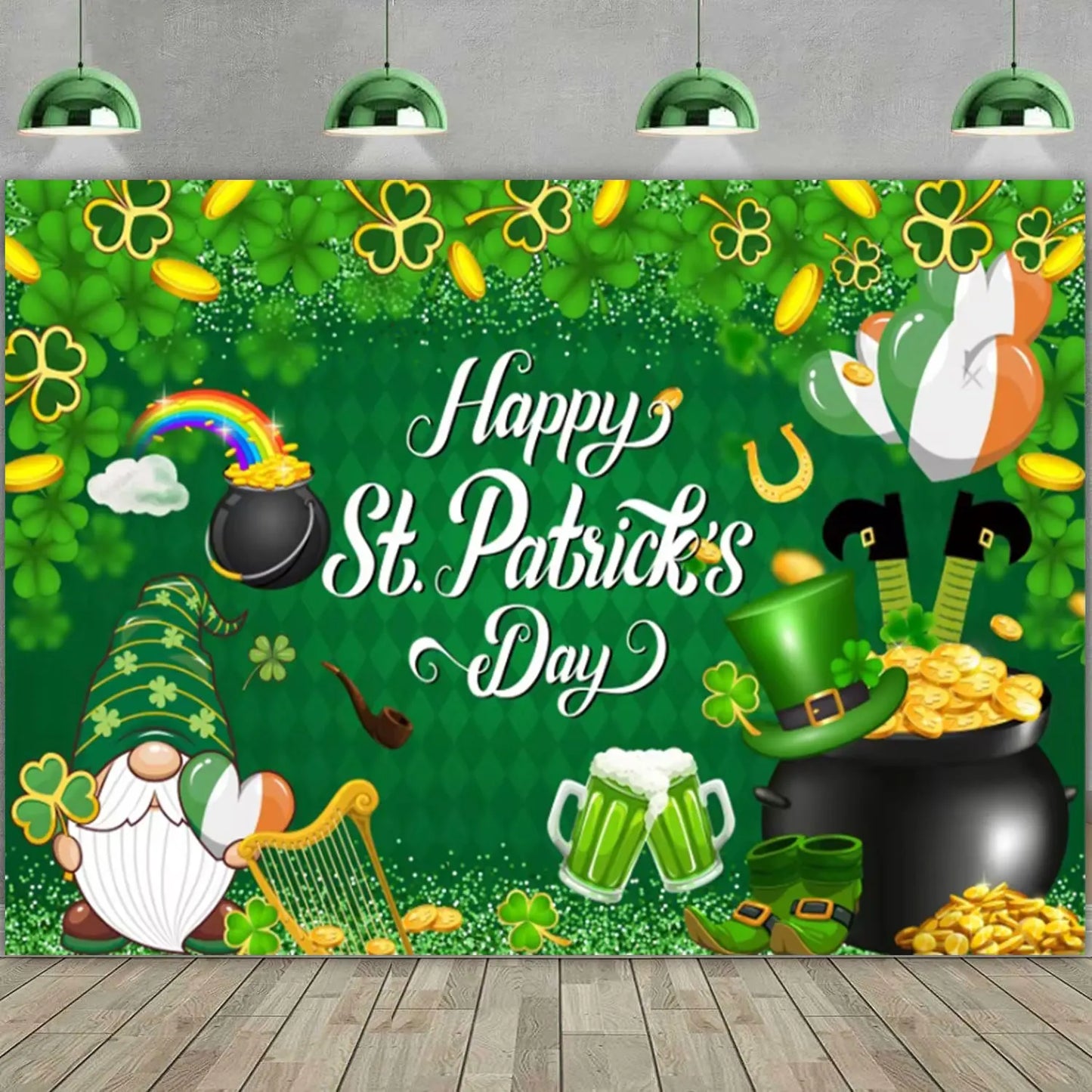 St. Patrick’s Day Photography Backdrop & Party Prop