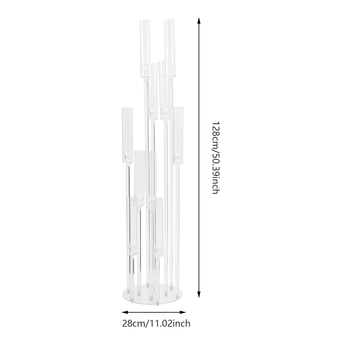 2pc Acrylic Candle Holder - Wedding Centerpiece
