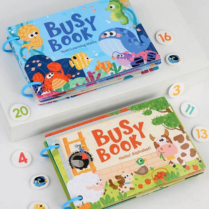 Montessori - My First Quiet Book Paste - Shop Jobie