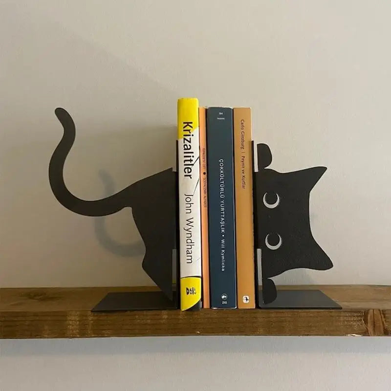 Bookends - Slide Glance Kitty