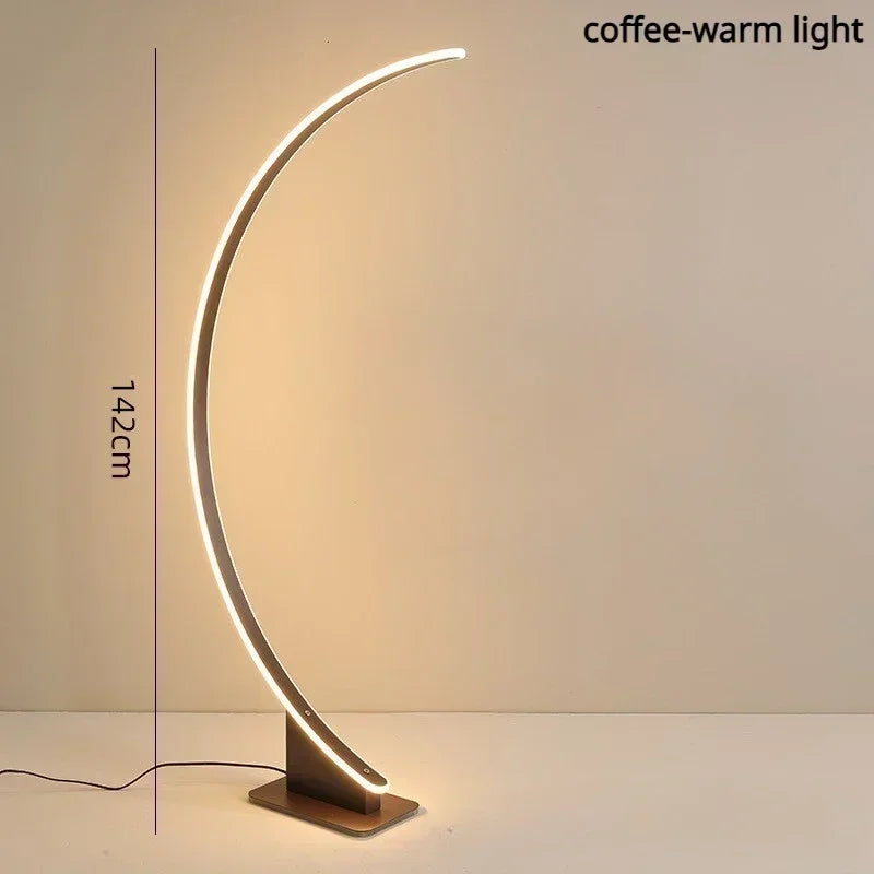 Minimalistic Arched Floor Lamp