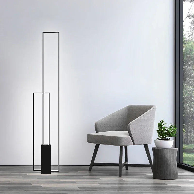 Modern Rectangle Led Floor Lamp