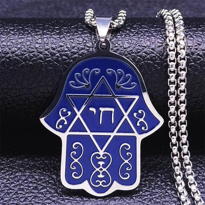 Hamsa Hand Fish Eyes Necklaces - Shop Jobie