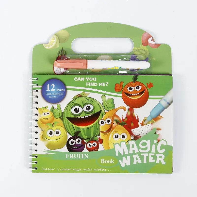 Montessori - Magical Water Painting Book - Shop Jobie