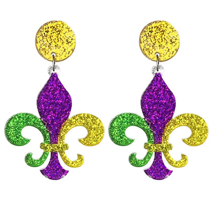 Mardi Gras Carnival -  Earrings