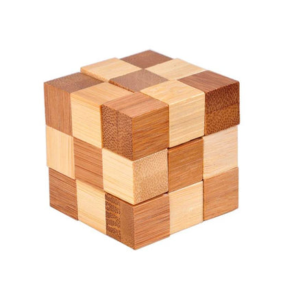 3D Wooden Puzzle IQ Brain Teaser - Shop Jobie