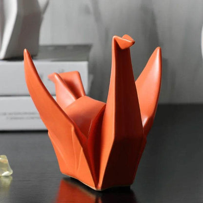 Modern Abstract Origami Bird Figurine - Shop Jobie