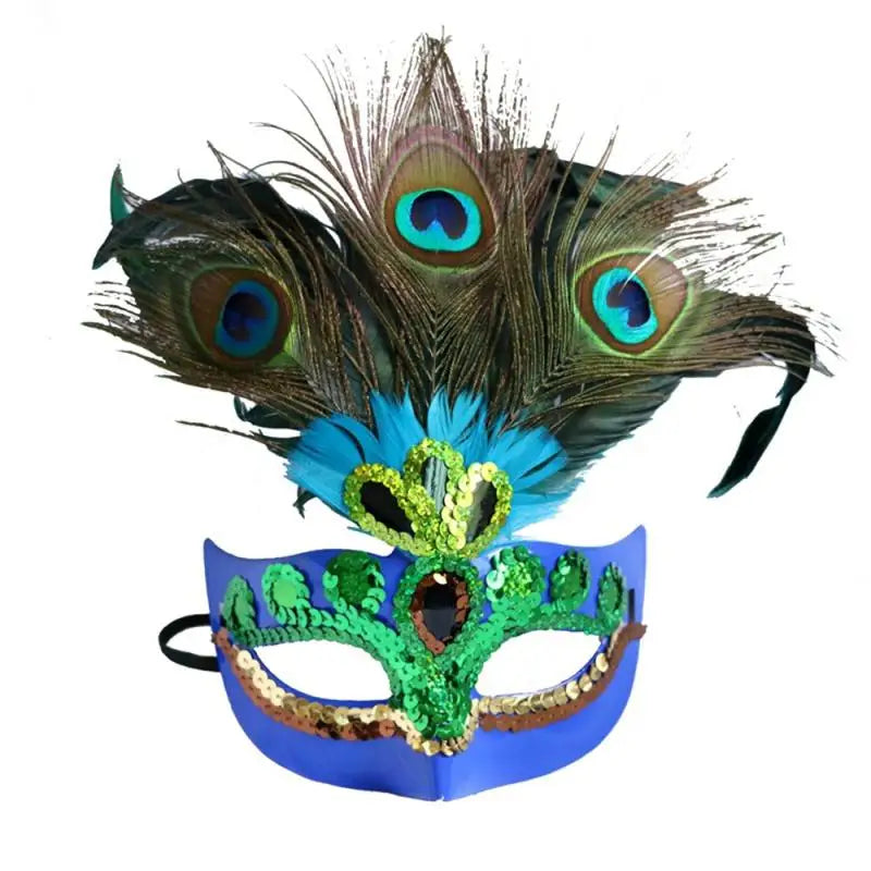 Mardi Gras Mask - Luxury Peacock