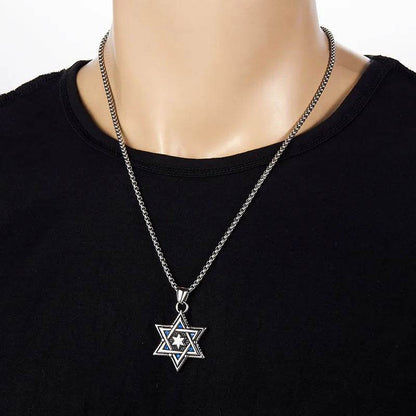 Punk Rock Jewish Star of David Pendant Necklace - Shop Jobie