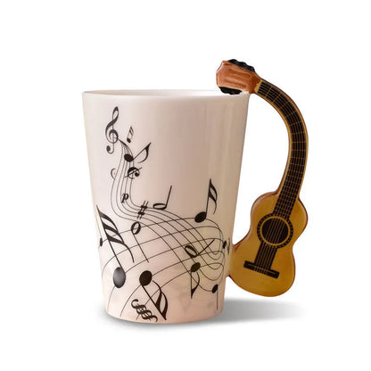 8.45 fl oz Ceramic Musical w/Instrument Handle