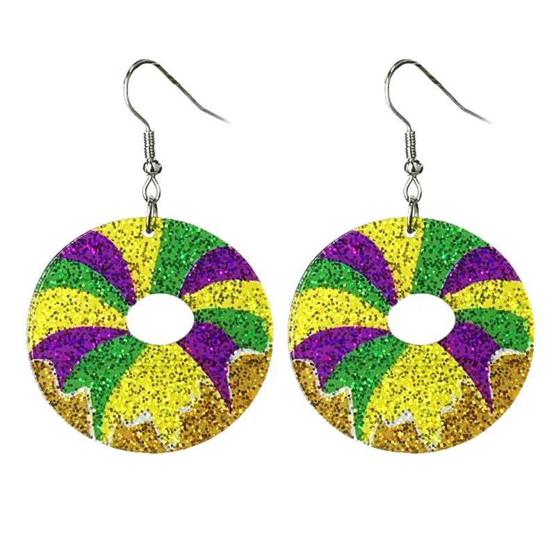 Mardi Gras Carnival -  Earrings