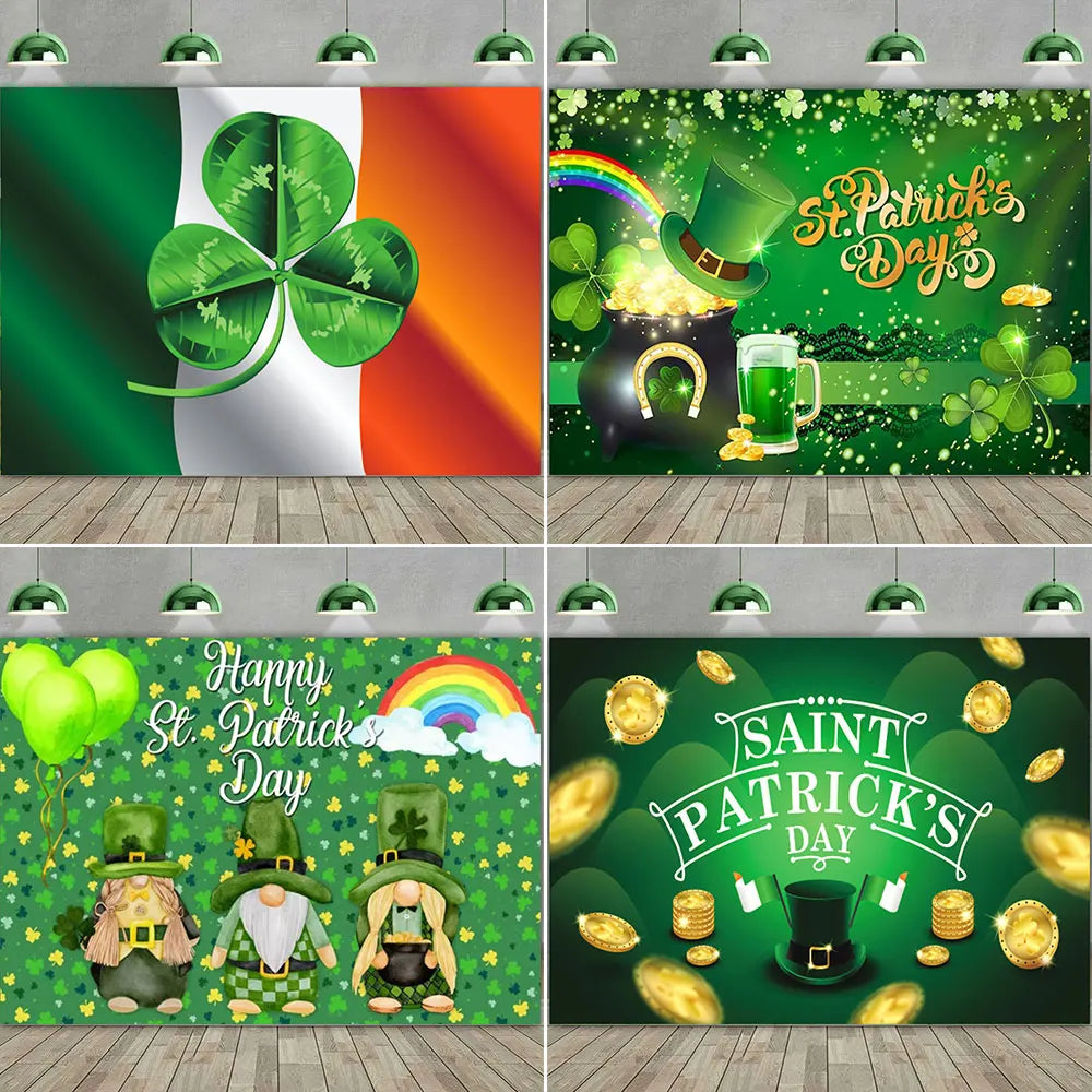 St. Patrick’s Day Photography Backdrop & Party Prop